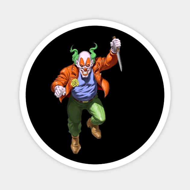 Scary Clown Magnet by Paul_Abrams